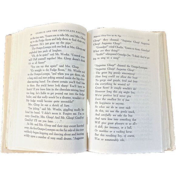 Charlie And The Chocolate Factory By Roald Dahl Hardcover Vintage 1973 - Picture 4 of 5